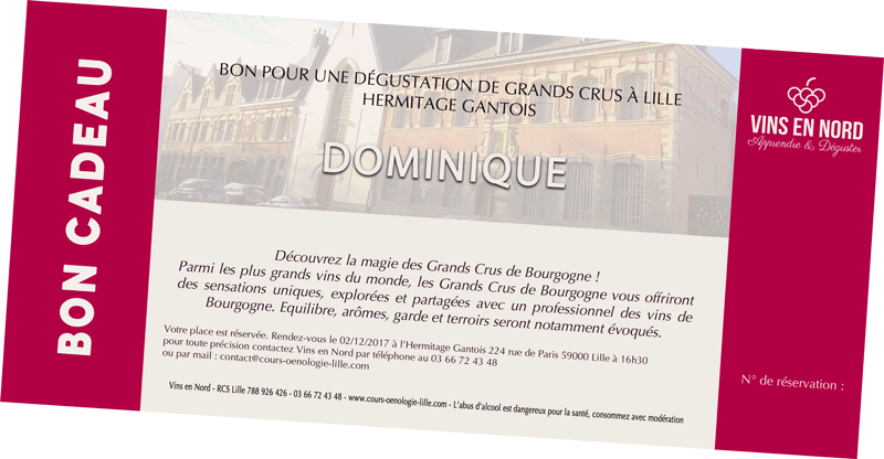 Cours d&rsquo;oenologie pour Noël